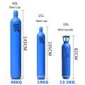 Oxygen Cylinders Seamless Steel High Pressure Oxygen Cylinders For Hospital Home In India